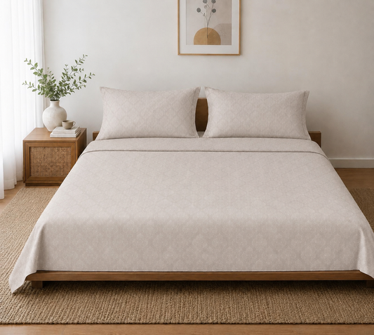 IMPERIA - Ivory Pink Damask