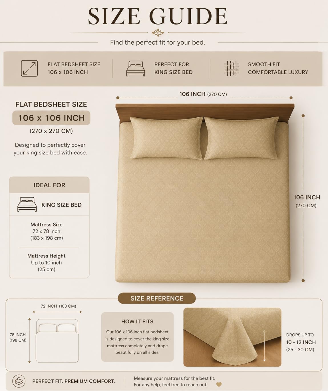 IMPERIA - Camel Damask