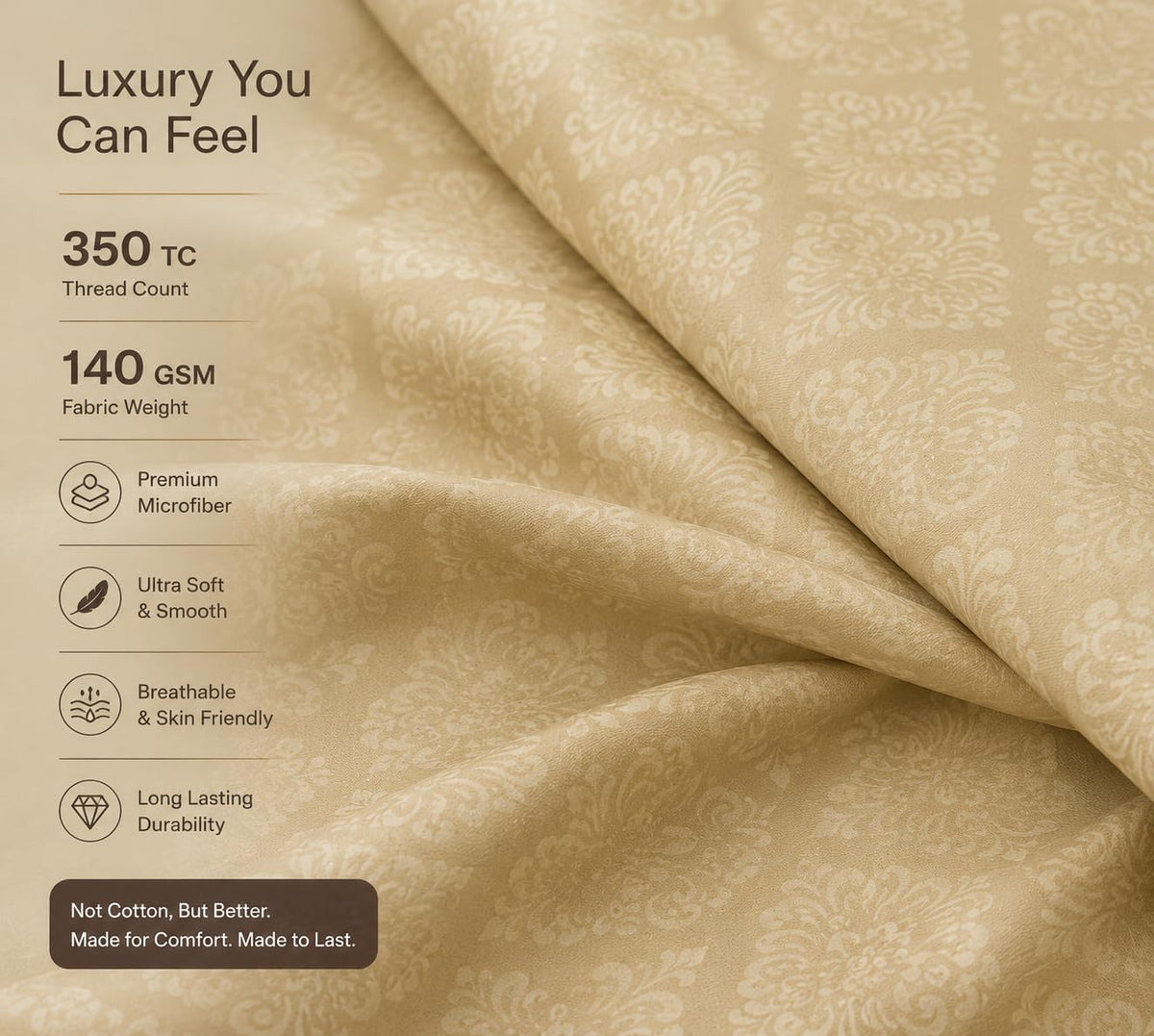 IMPERIA - Camel Damask