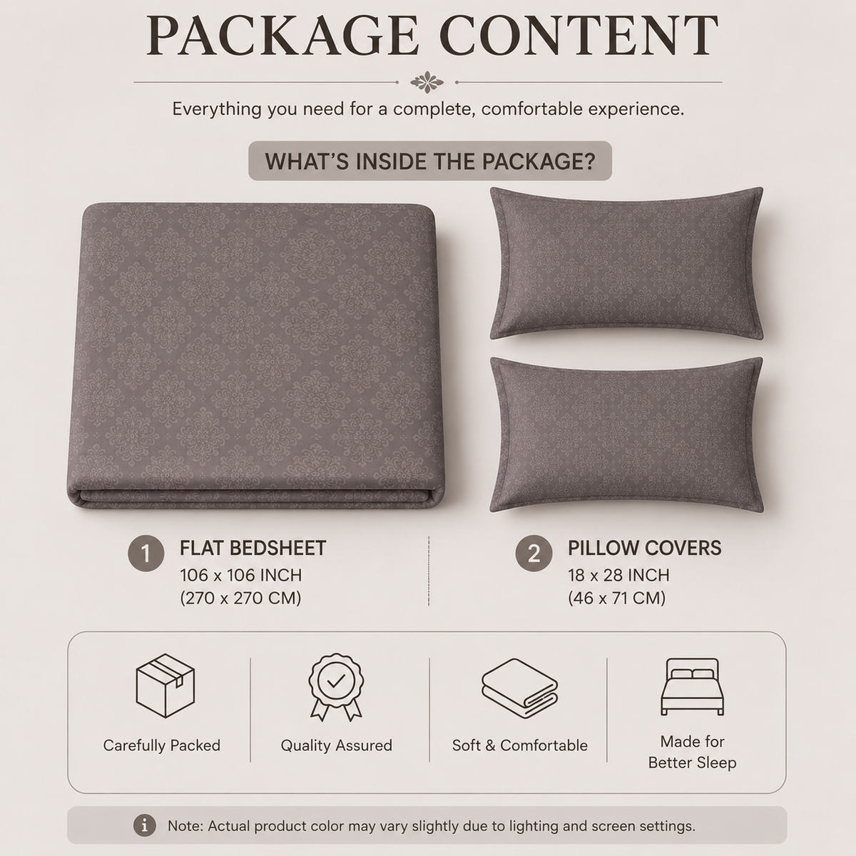 IMPERIA - Coffee Damask