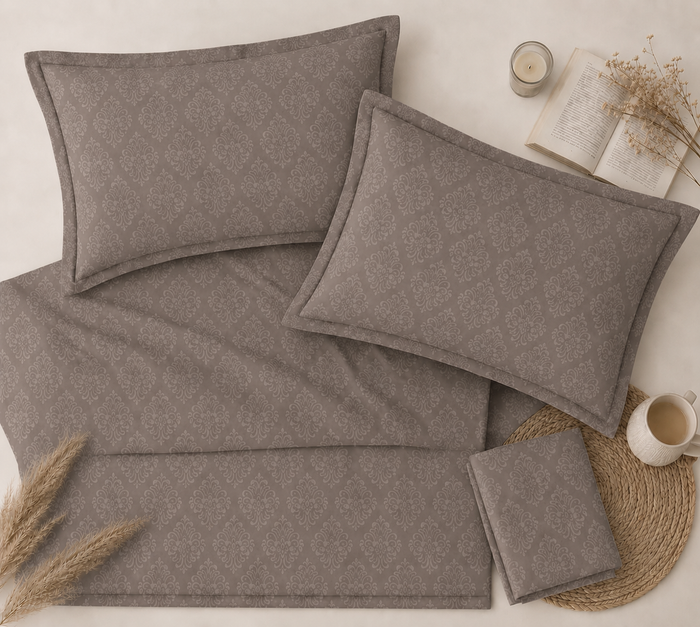 IMPERIA - Coffee Damask